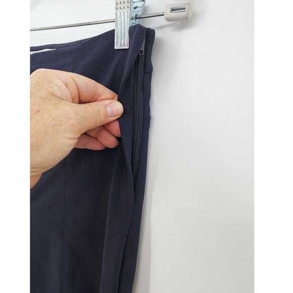 M.M.‎ LaFleur Foster Pants Dark Navy Size 4 Front Seam - Picture 12 of 14